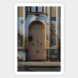 Magician's Door. Catania, Sicily 2013 Sticker